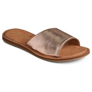 Sperry Waypoint Rose Gold Slide Sandals Size 7